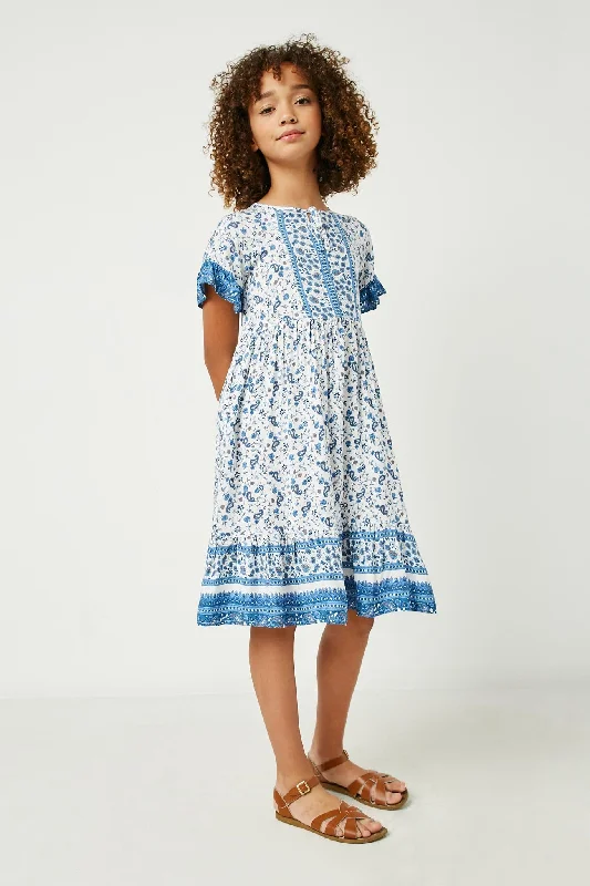 Tied Neck Mini Dress Comfortable Boho Mini Dress