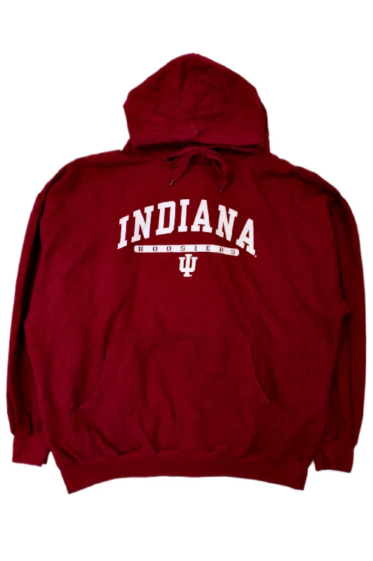 TSI Sportswear - Indiana Hoosiers Hoodie Hoodie with Stripes Bold Sporty