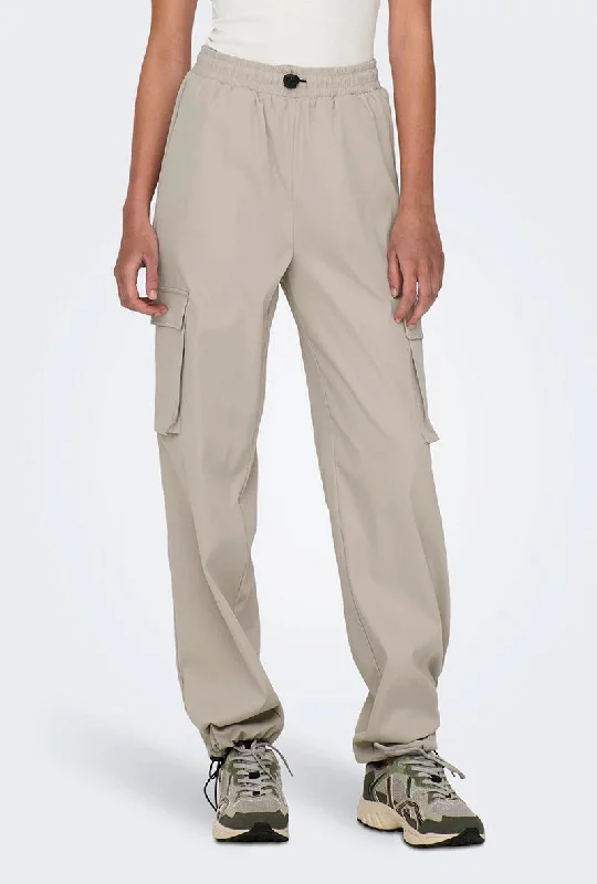 ONLY CASHI CARGO PANT Elegant Silk Pants