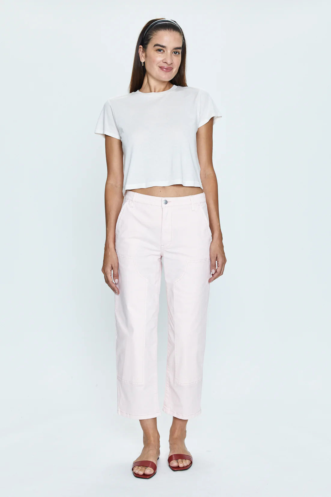 PISTOLA ASHTON CARPENTER PANT - SOFT BLUSH Fashionable Work Pants