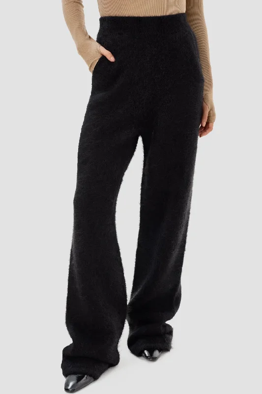 LAMARQUE Women's Taran Wool Pants Cozy Full-Length Pants