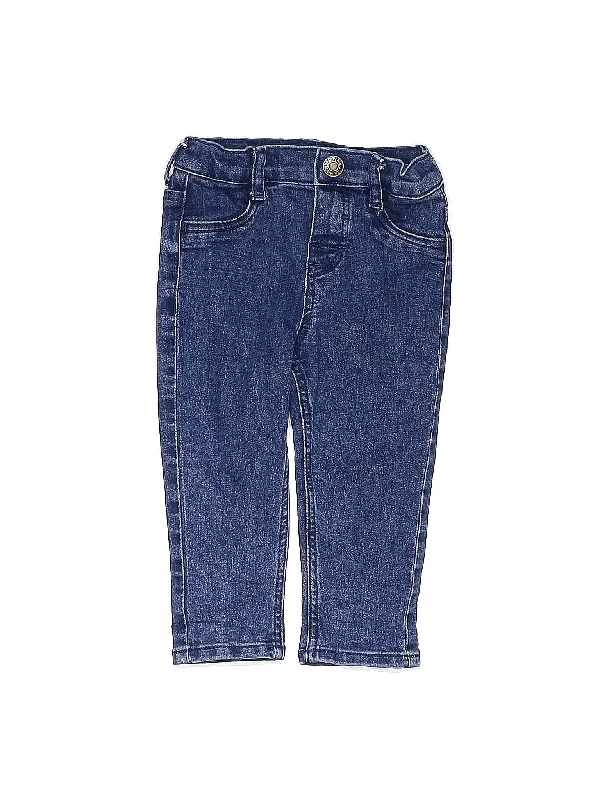 Jeans Fashionable Frayed Hem Denim