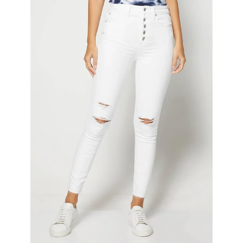 GP High Rise Destructed Skinny Jeans Chic Cropped Jeans