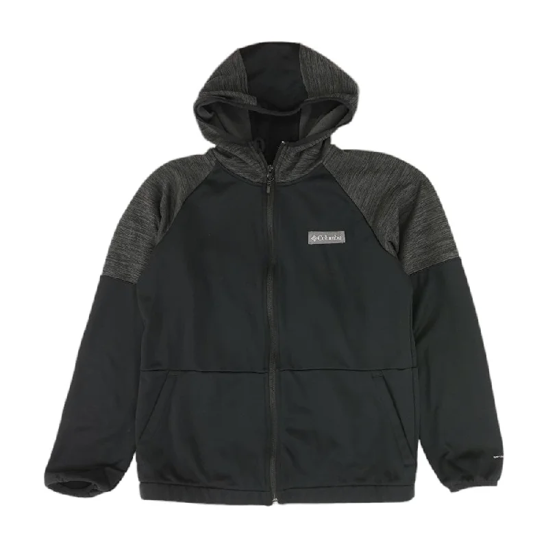 Black Color Block Lightweight Jacket Cotton Jacket Linen Jacket Terry Jacket