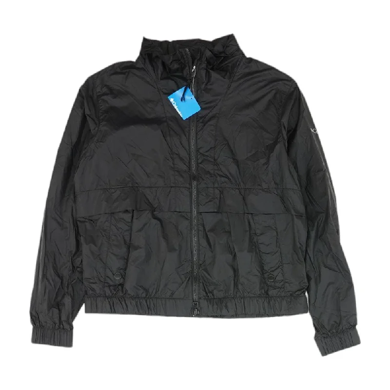 Black Solid Lightweight Jacket Fleece Jacket Down Jacket Feather Jacket