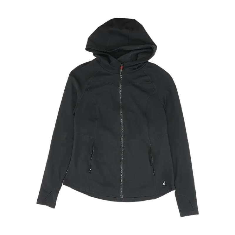 Black Solid Lightweight Jacket Belted Jacket Elasticated Jacket Padded Jacket