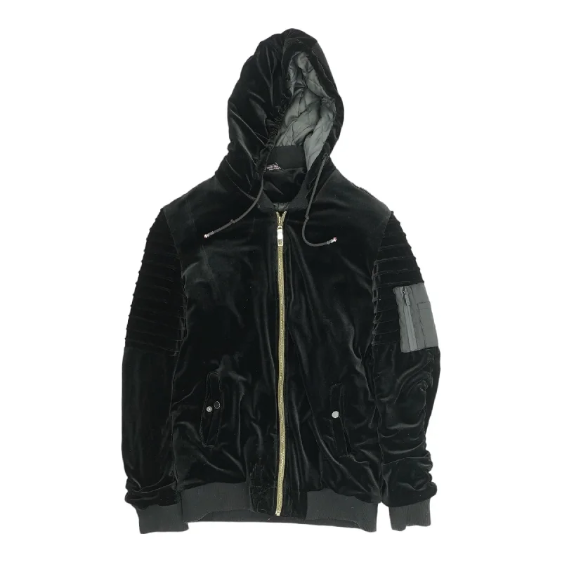 Black Solid Lightweight Jacket Mesh Jacket Canvas Jacket Denim Jacket
