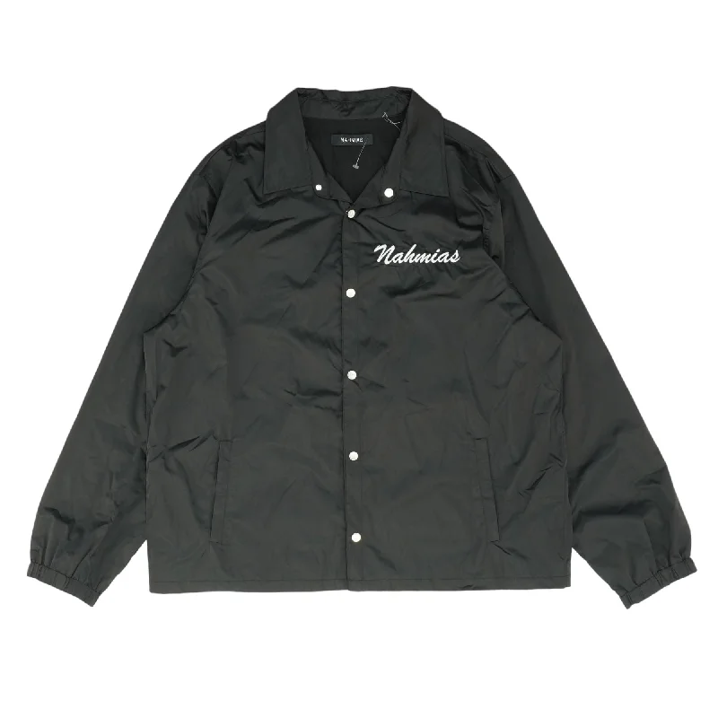 Black Solid Miracle Academy Lightweight Jacket Denim Jacket Leather Jacket Suede Jacket