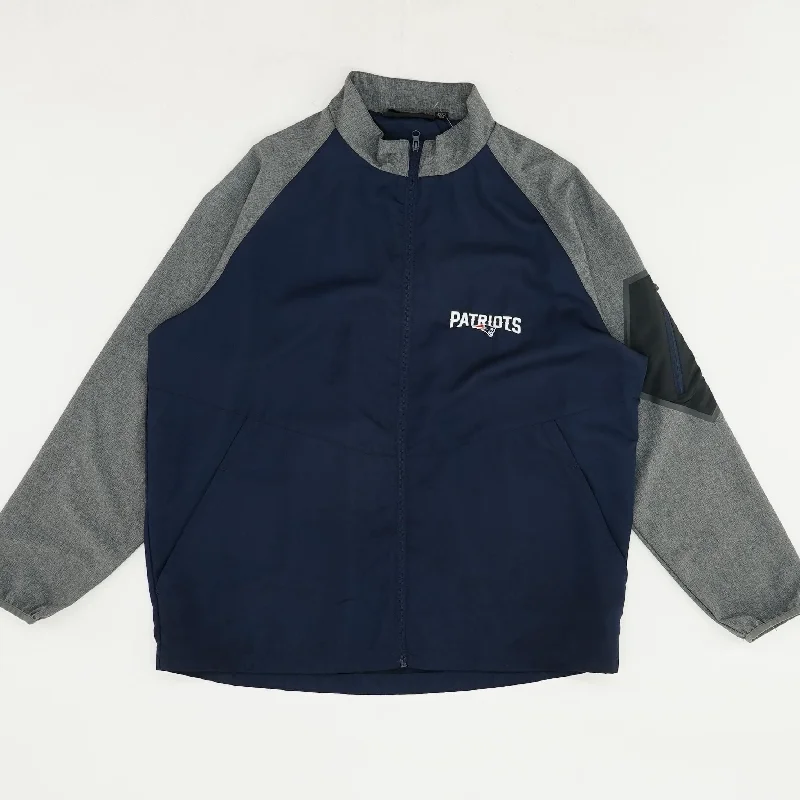Blue Active Lightweight Jacket Ribbed Jacket Pleated Jacket Ruffled Jacket