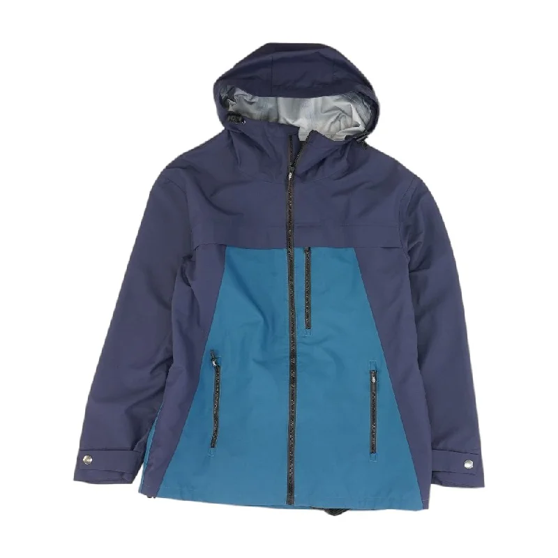 Blue Color Block Jacket Quilted Jacket Puffer Jacket Insulated Jacket