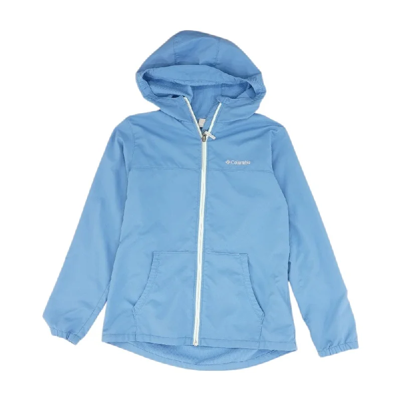 Blue Solid Active Jacket Fleece Fabric Down Fabric Feather Fabric