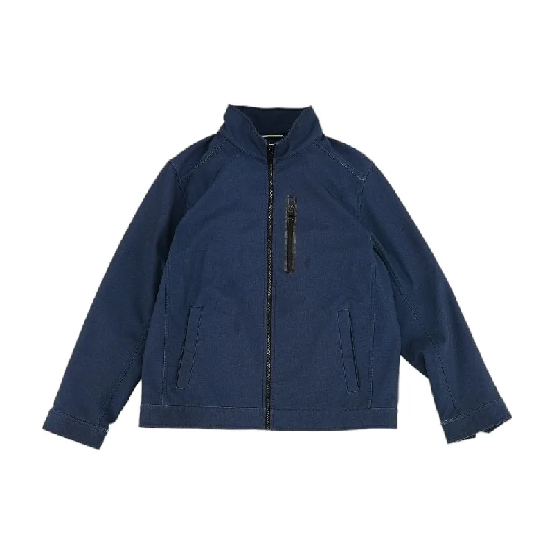 Blue Solid Bomber Jacket Herringbone Jacket Checkered Jacket Solid Jacket