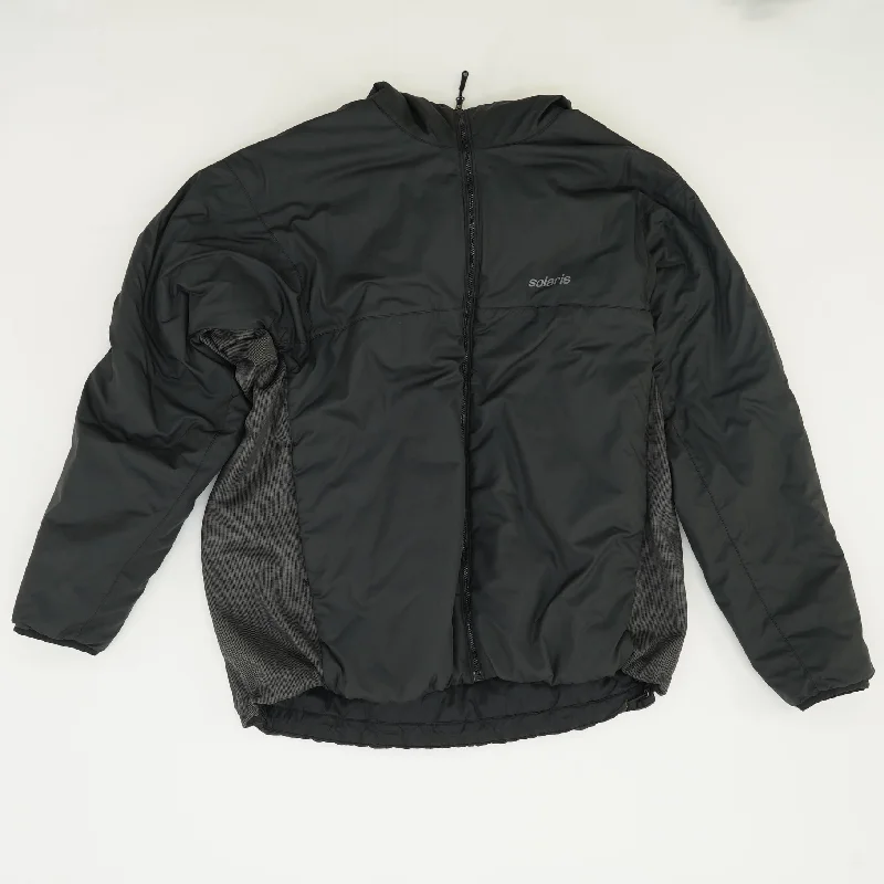 Charcoal Lightweight Jacket Front Pockets Side Pockets Patch Pockets