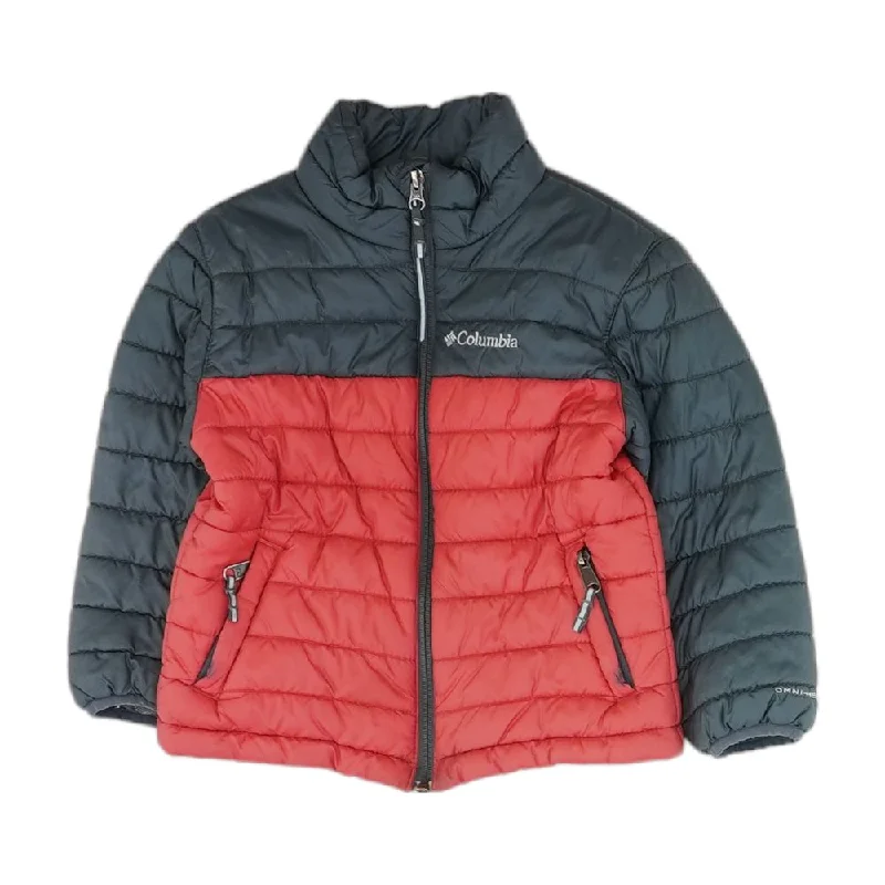 Gray Color Block Puffer Jacket Plaid Jacket Tartan Jacket Houndstooth Jacket