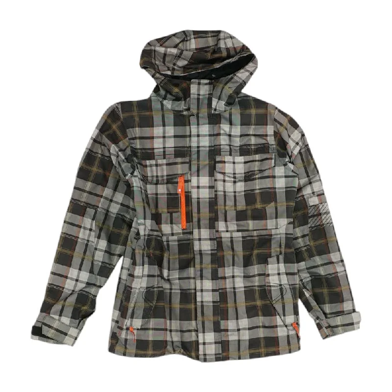 Gray Plaid Jacket Wool Jacket Cashmere Jacket Tweed Jacket