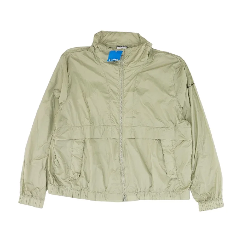 Green Solid Lightweight Jacket Knit Jacket Woven Jacket Fleece Jacket