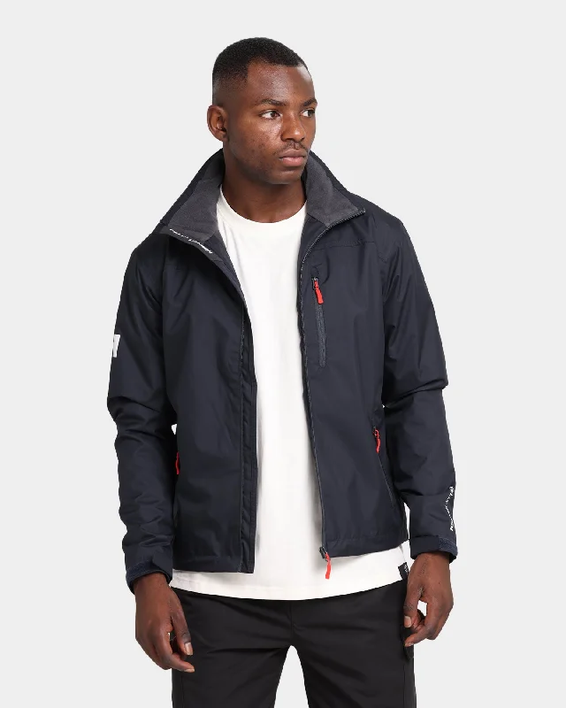 Helly Hansen Crew Midlayer Jacket Navy Cotton Jacket Linen Jacket Terry Jacket