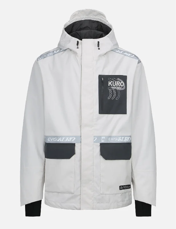 Logo Print Tape Seam Shell Jacket Herringbone Jacket Checkered Jacket Solid Jacket