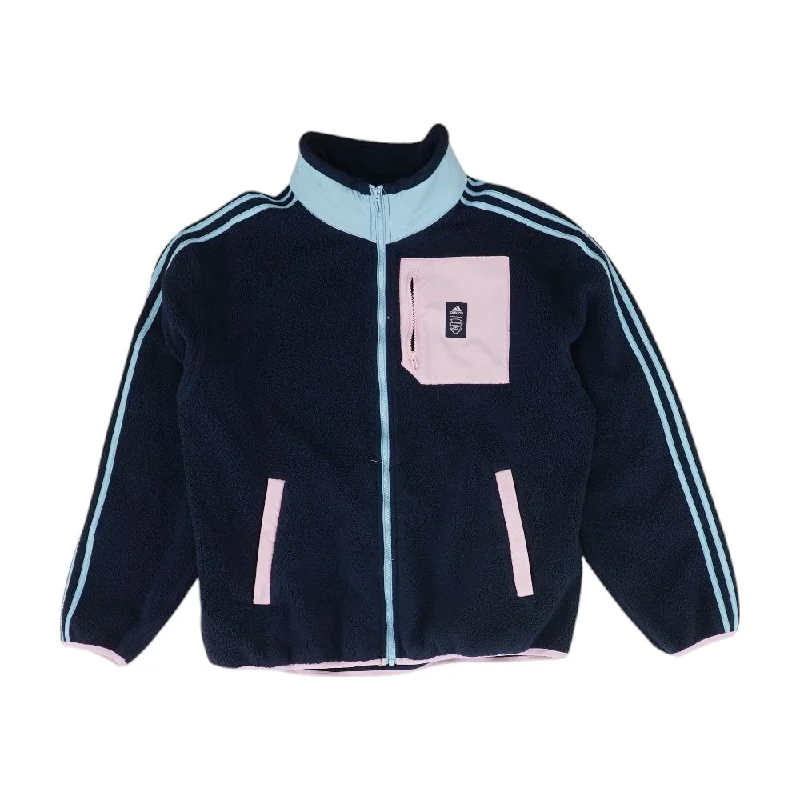 Navy Color Block Lightweight Jacket Nylon Jacket Polyester Jacket Spandex Jacket