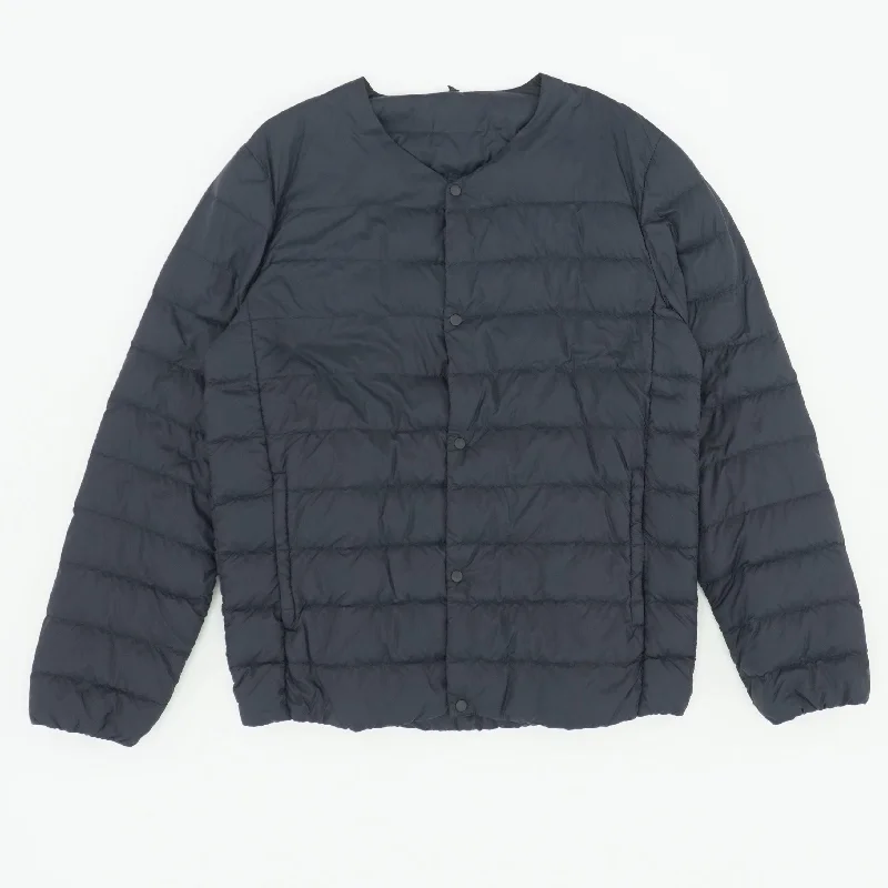 Navy Puffer Jacket Plaid Jacket Tartan Jacket Houndstooth Jacket