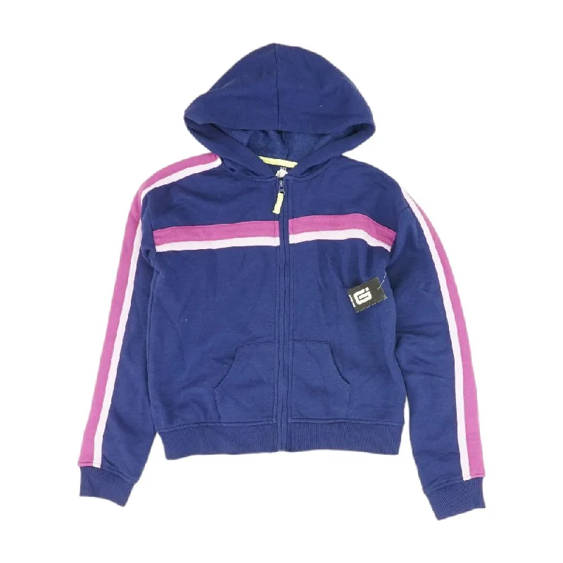Navy Striped Lightweight Jacket Fleece Jacket Down Jacket Parka