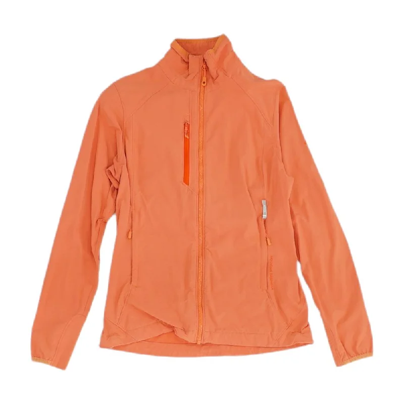 Peach Solid Lightweight Jacket Fitted Jacket Loose Jacket Oversized Jacket