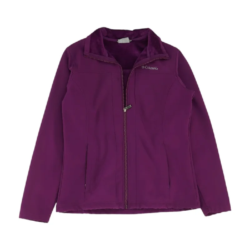 Purple Solid Lightweight Jacket Wool Jacket Cashmere Jacket Tweed Jacket