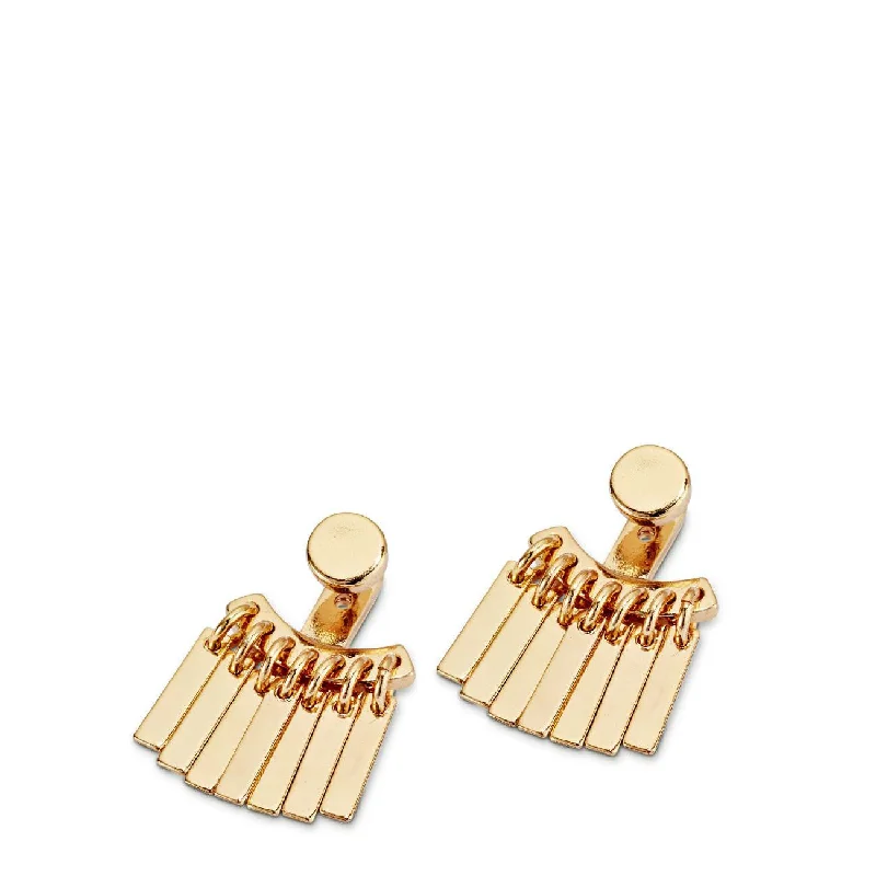 Raya Ear Jackets (Gold) Stand-Up Collar Roll-Neck Collar Turtle Neck