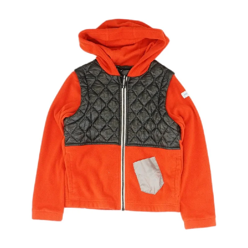 Red Color Block Lightweight Jacket Anorak Shell Jacket Lightweight Jacket