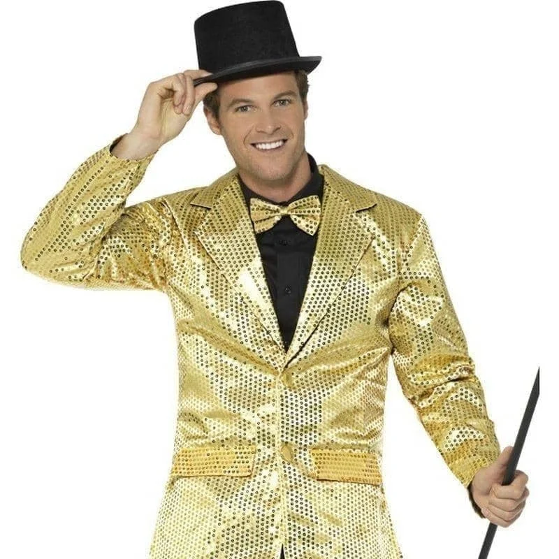 Sequin Jacket Mens Adult Gold Chenille Jacket Brocade Jacket Lace Jacket