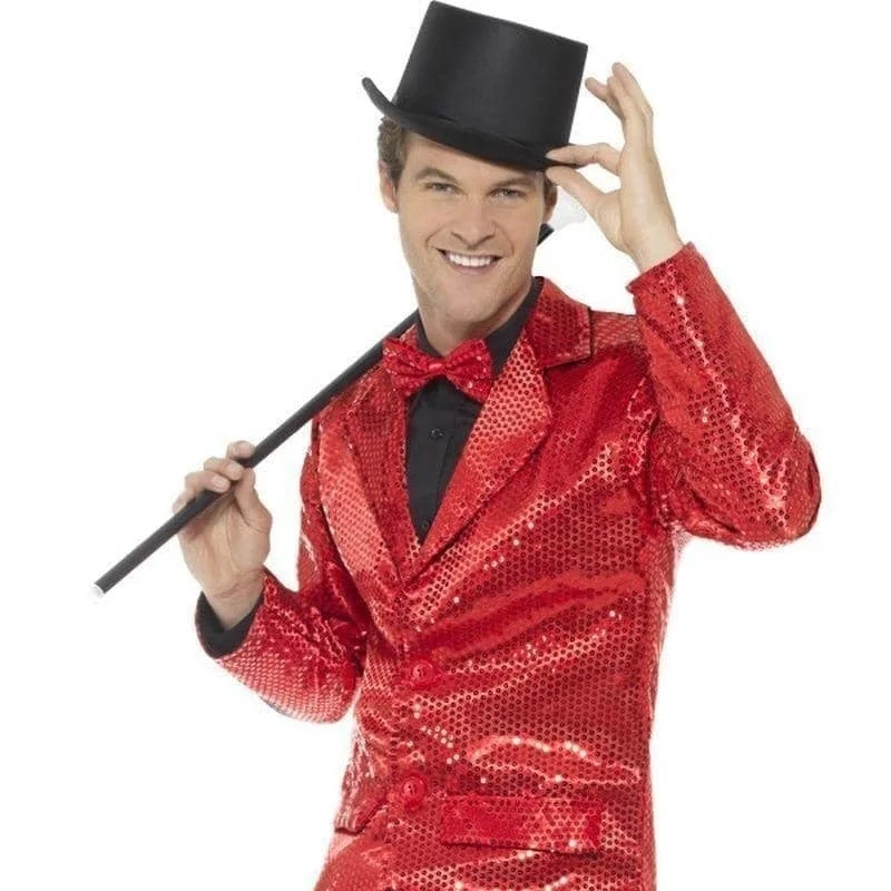 Sequin Jacket Mens Adult Red Insulated Jacket Fitted Jacket Loose Jacket
