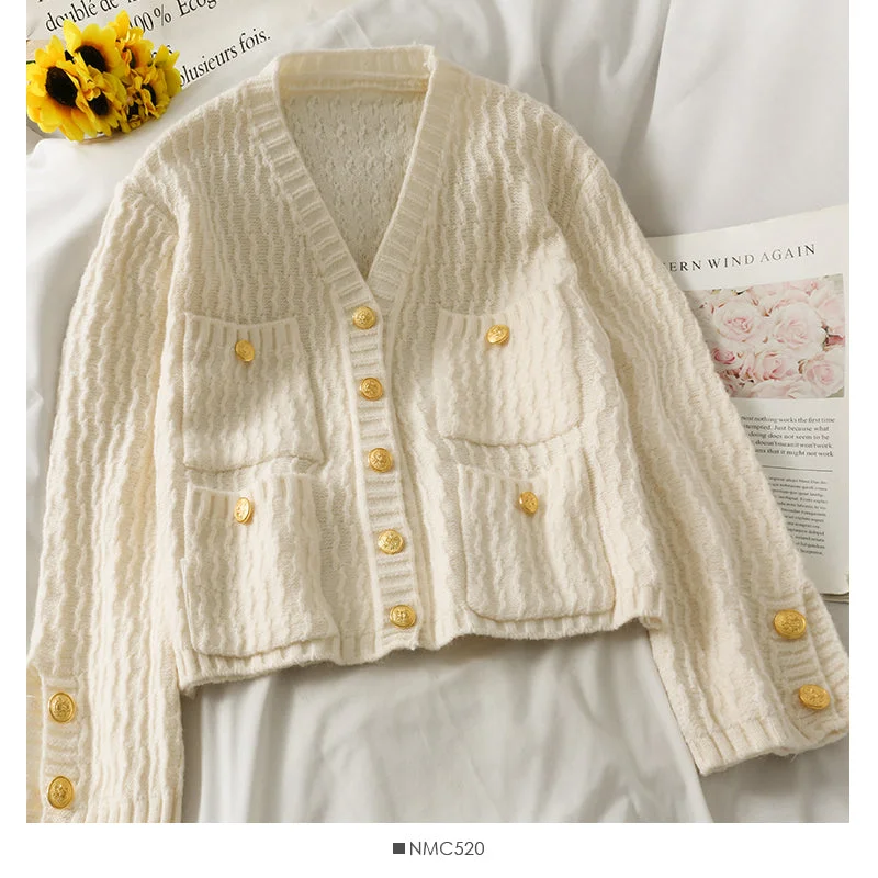 Striped slim cardigan sweater Long Sleeve Sweater Jacket  1758 Corduroy Jacket Velvet Jacket Brocade Jacket