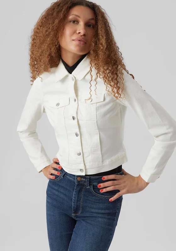Vero Moda Luna Denim Jacket, Cloud Dancer Faux Fur Fabric Real Fur Fabric Shearling Fabric Vero Moda Luna Denim Jacket, Cloud Dancer Faux Fur Fabric Real Fur Fabric Shearling Fabric