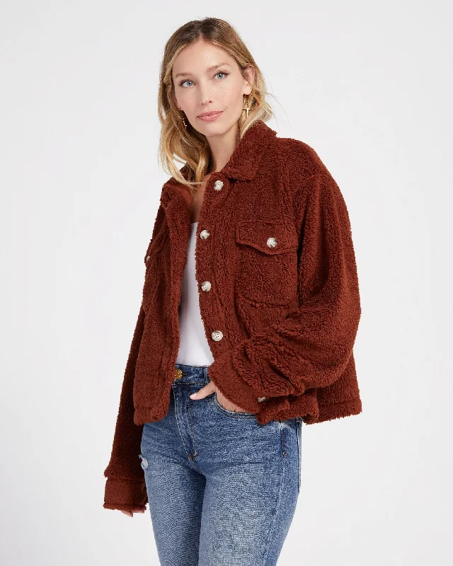 Yukon Sherpa Jacket Embroidered Jacket Appliqued Jacket Beaded Jacket