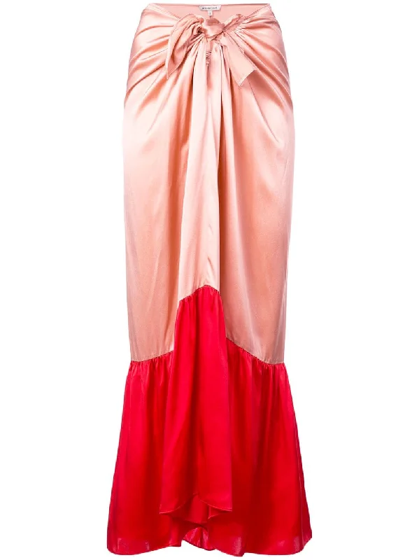 Abi skirt silk skirt lustrous