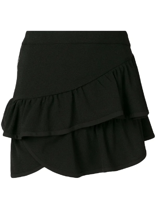 ruffle skirt mini skirt trendy