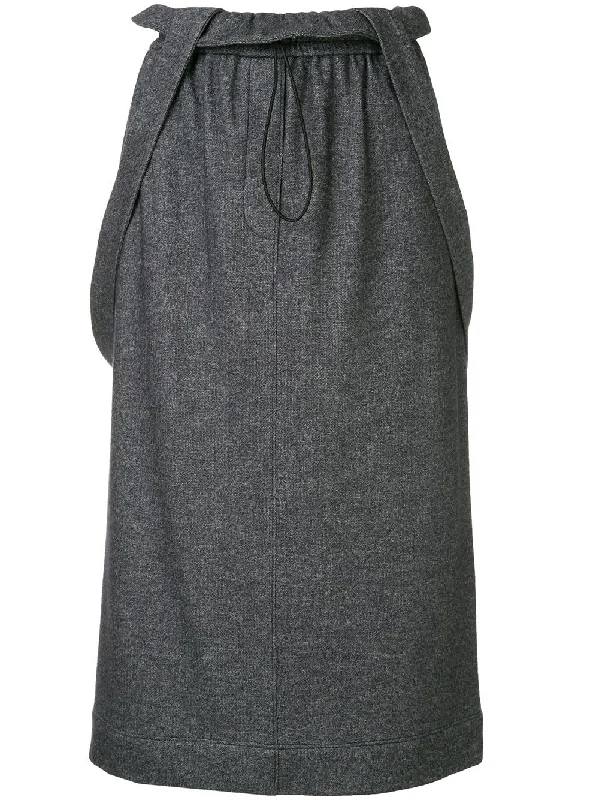 detachable strap skirt velvet skirt rich