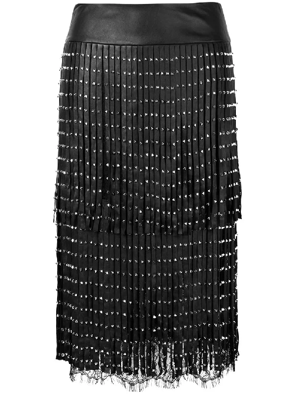 Senna midi skirt tiered skirt playful