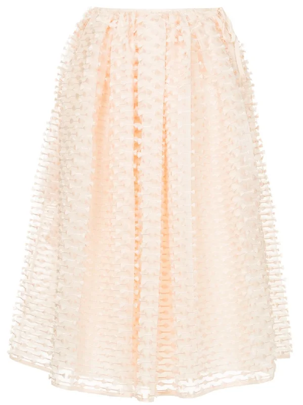 tuck detail voluminous skirt velvet skirt luxurious