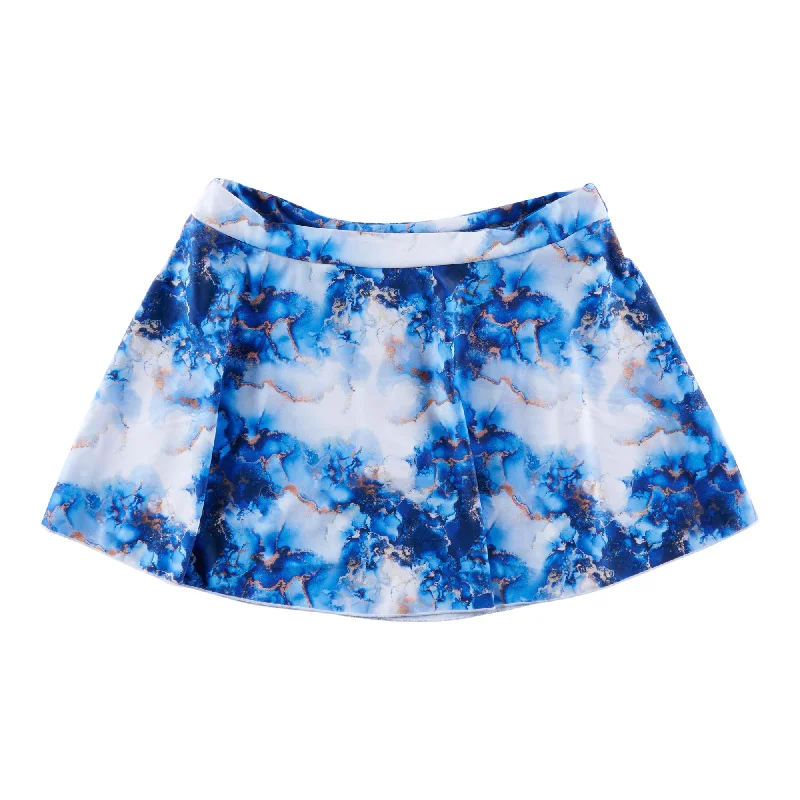 ACX Active Women's Plus Marble Skortini cotton skirt soft