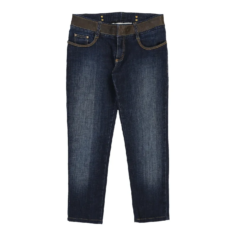 Blumarine Jeans - 30W UK 8 Blue Cotton Blend Chic Vintage-Inspired Denim Jeans