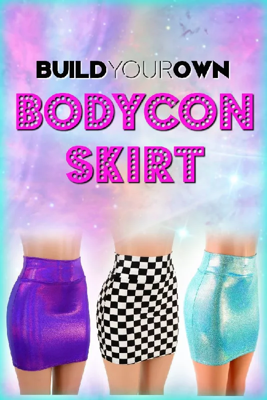 Build Your Own Bodycon Skirt linen skirt light