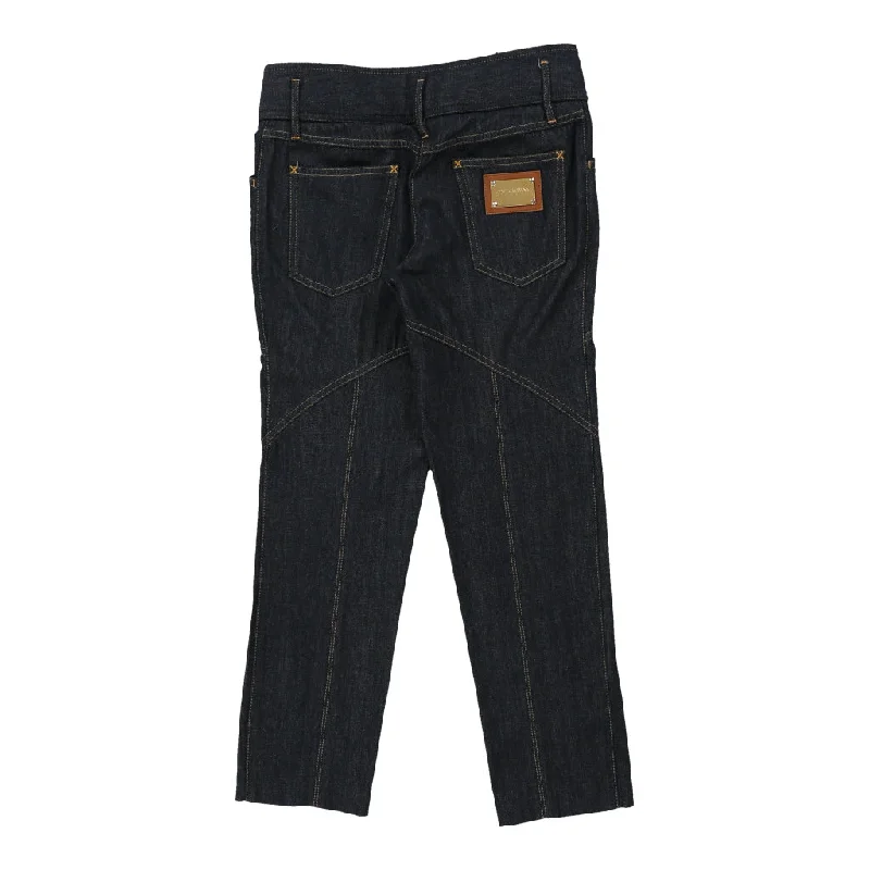 Dolce & Gabbana Jeans - 30W UK 10 Blue Cotton Chic Ripped Jeans