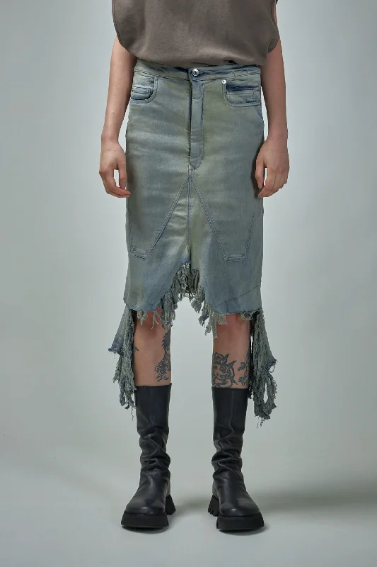 Slivered Skirt denim skirt classic