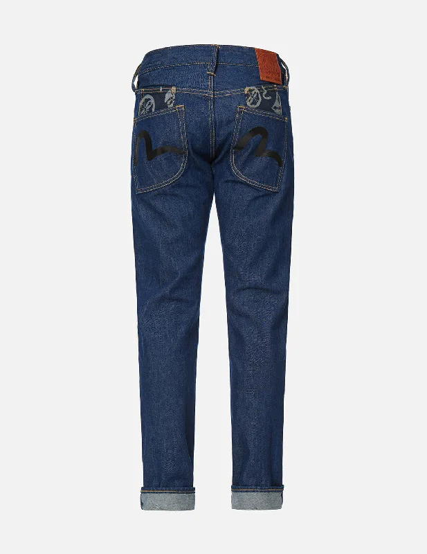 Duo-Style Pocket Slim Fit Jeans #2010 Cozy Relaxed Fit Jeans