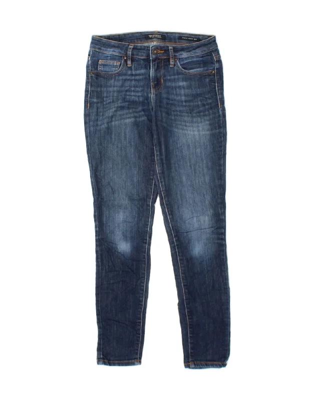 GUESS Womens Mid Fit Skinny Jeans W27 L29  Blue Cotton Stylish Plus Size Denim Jeans