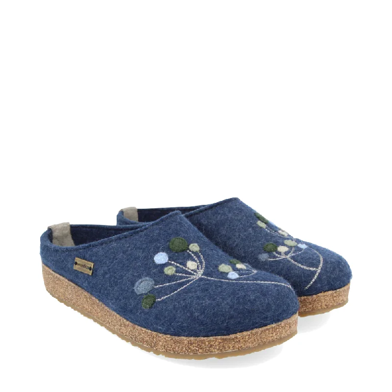 Haflinger Women's Amaya Flowers Wool Clog in Jeans Blue Elegant Dark-Wash Bootcut Jeans Haflinger Women's Amaya Flowers Wool Clog in Jeans Blue Elegant Dark-Wash Bootcut Jeans