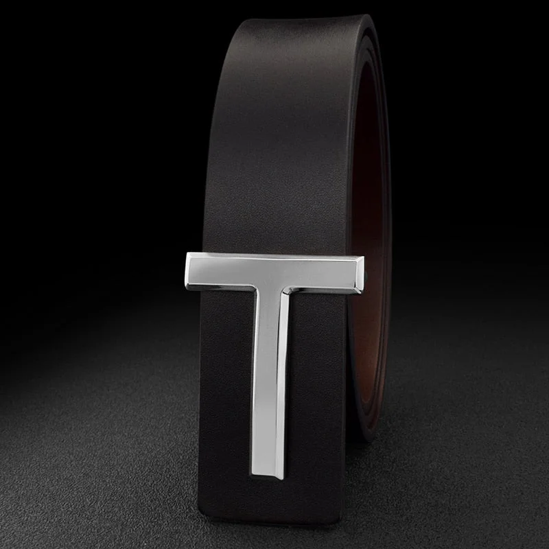Black silver buckle