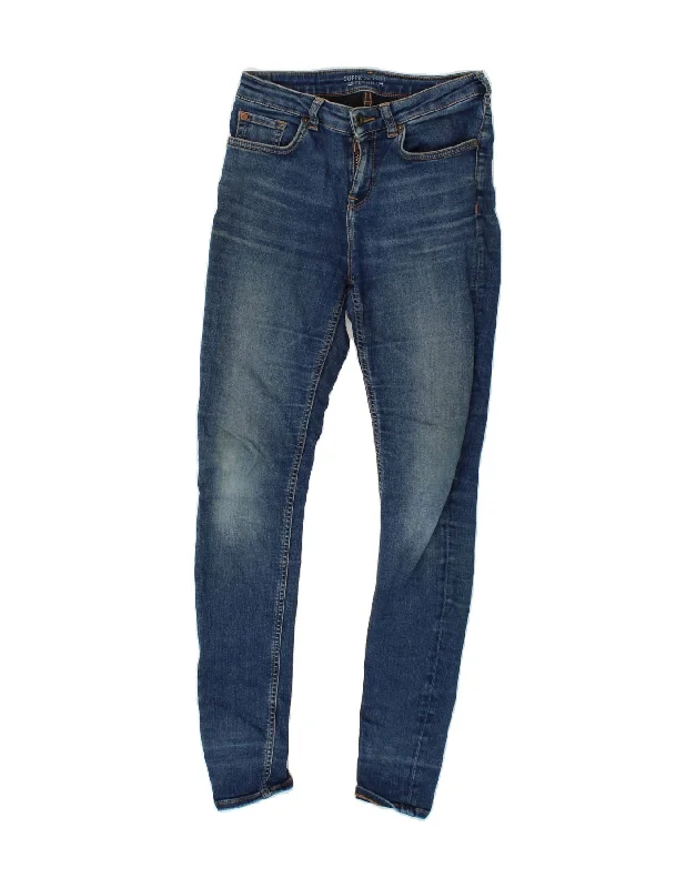 JACK WILLS Womens Super Skinny Jeans W28 L28 Blue Cotton Trendy Skinny Fit Jeans