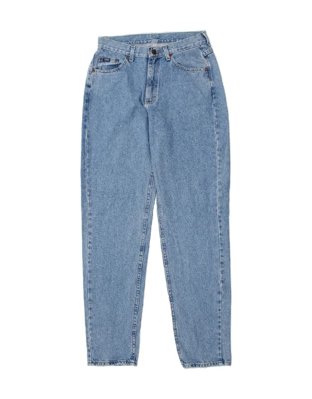 LEE Womens Long High Waist Tapered Jeans US 12 Large W28 L35 Blue Cotton Cozy Relaxed Fit Jeans LEE Womens Long High Waist Tapered Jeans US 12 Large W28 L35 Blue Cotton Cozy Relaxed Fit Jeans